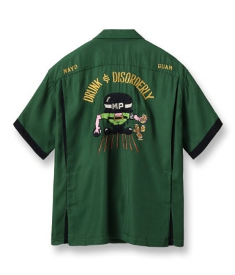 Lot No. TT39104 / SUKA BOWLING SHIRT DRUNK & DISORDERLY