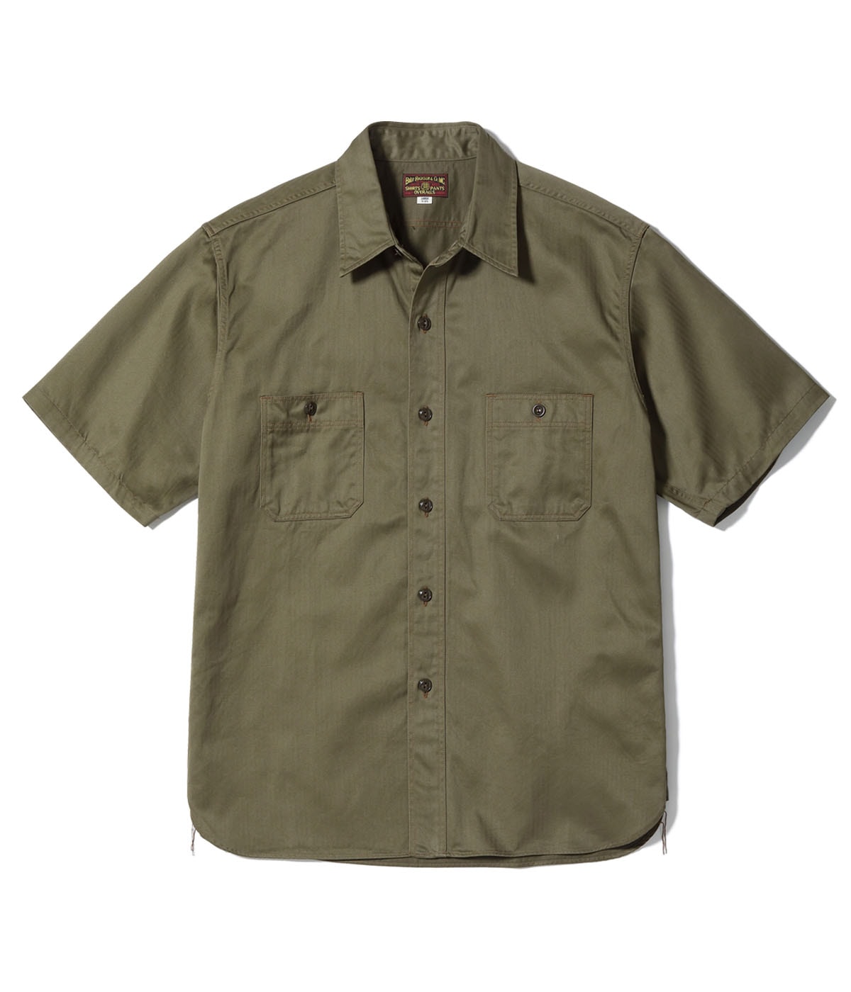 Lot No. BR39530 / HERRINGBONE WORK SHIRT (SHORT SLEEVE