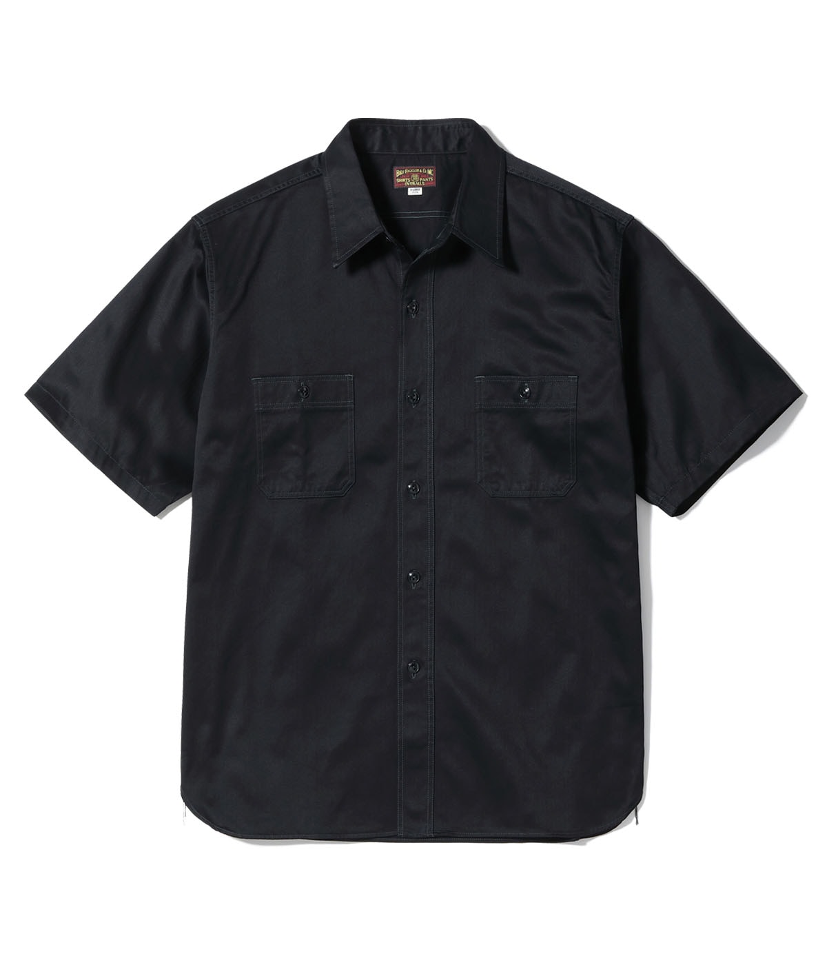 Lot No. BR39530 / HERRINGBONE WORK SHIRT (SHORT SLEEVE)