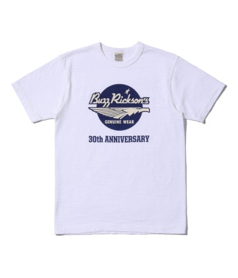 Lot No. BR79194 / SLUB YARN T-SHIRT "BUZZ RICKSON'S 30th ANNIVERSARY"