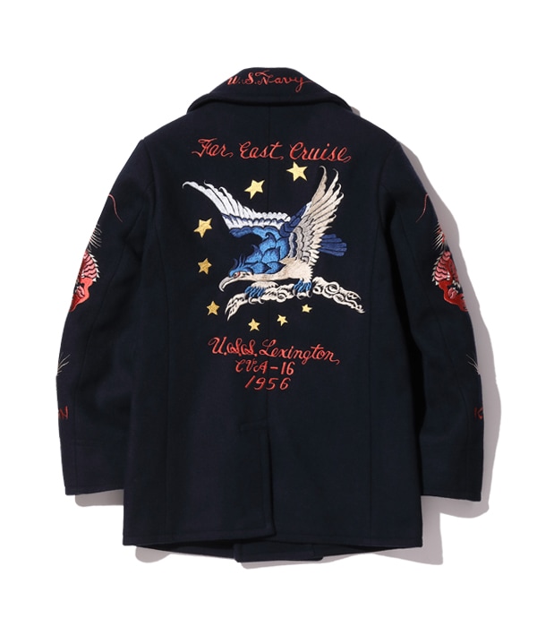 Lot No. BR15350 / SUKA PEA COAT BUZZ RICKSON'S 30th ANNIVERSARY MODEL USS LEXINTON CVA-16 SUKA EMBROIDERY