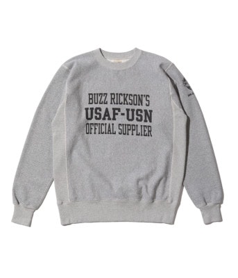 Lot No. BR69193 / BUZZ RICKSON'S 30th ANNIVERSARY MODEL HORIZONTAL KNITTING HEAVY WEIGHT SWEAT SHIRT