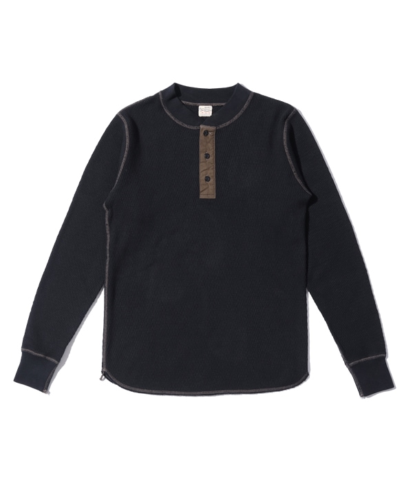 Lot No. BR68130 / BUZZ RICKSON'S THERMAL HENLEY NECK T-SHIRT