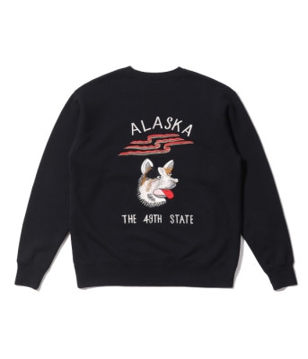 Lot No. TT69300 / SUKA CREW SWEAT EMBROIDERED ALASKA