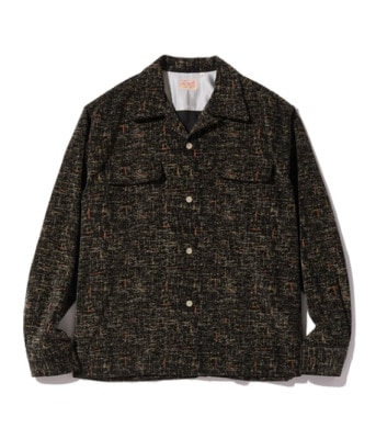 Lot No. SE29172 / Mid 1950s Style Corduroy Sports Shirt ��IKAT��