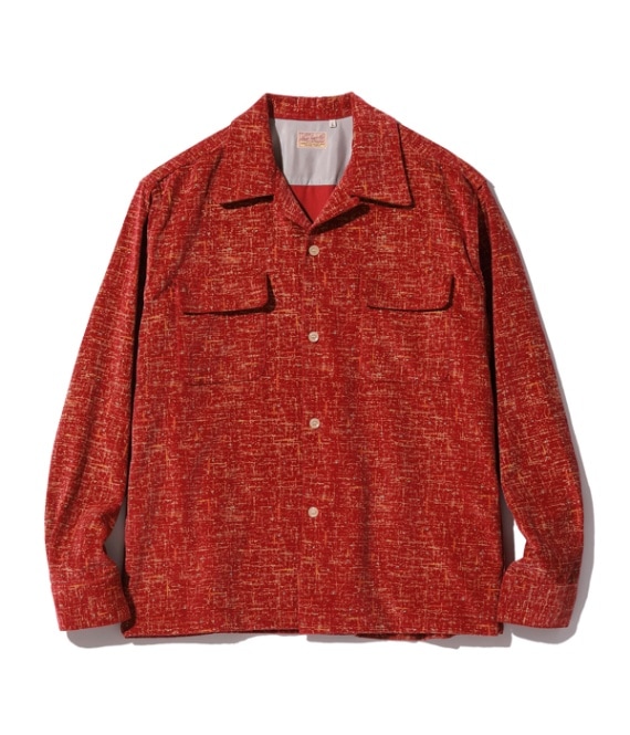 Lot No. SE29172 / Mid 1950s Style Corduroy Sports Shirt ��IKAT��