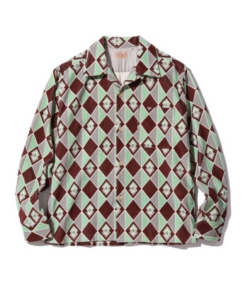 Lot No. SE29171 / Early 1950s Style Corduroy Sports Shirt ��DIAMOND��