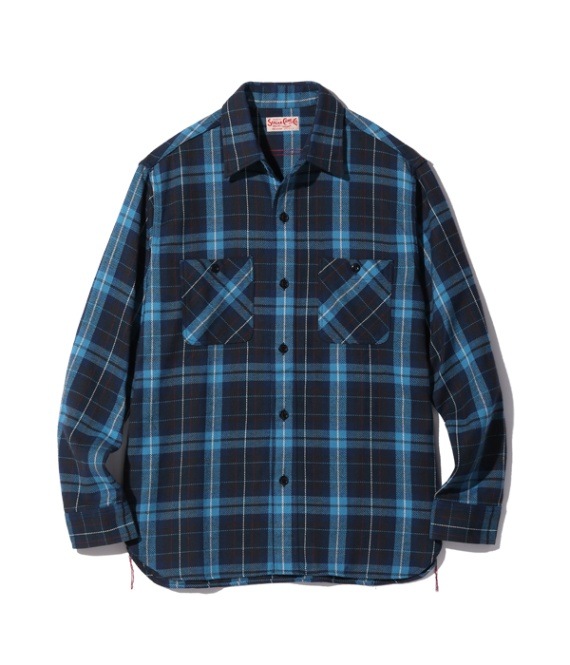 Lot No. SC29151 / TWILL CHECK WORK SHIRT SUGAR CANE,SUGAR CANE