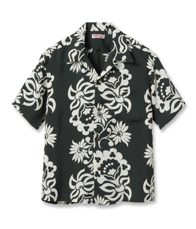 Lot No. SS39216 / RAYON HAWAIIAN SHIRT SUNLIGHT FLOWER