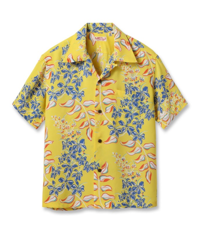 Lot No. SS39221 / RAYON HAWAIIAN SHIRT GINGER LILY