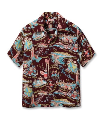 Lot No. SS39226 / RAYON HAWAIIAN SHIRT THE SONG OF HAWAII