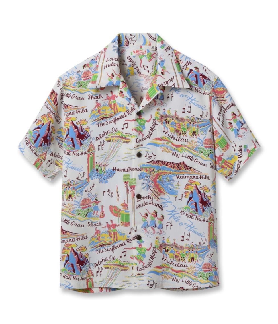 Lot No. SS39226 / RAYON HAWAIIAN SHIRT THE SONG OF HAWAII