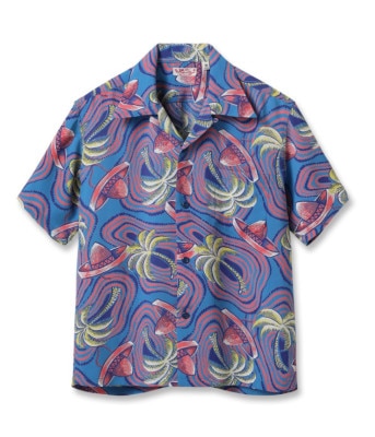 Lot No. SS39229 / RAYON HAWAIIAN SHIRT PANIOLO COUNTRY