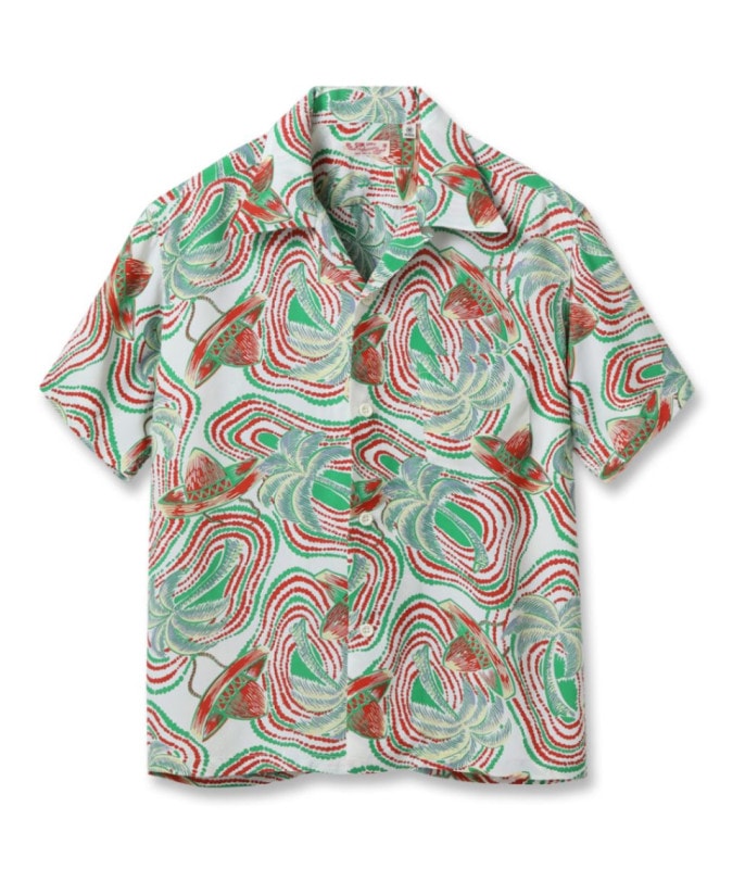 Lot No. SS39229 / RAYON HAWAIIAN SHIRT PANIOLO COUNTRY