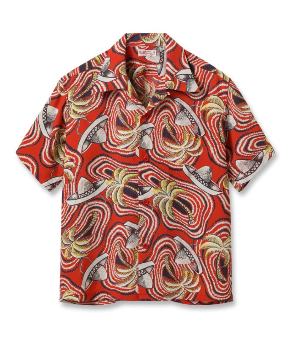 Lot No. SS39229 / RAYON HAWAIIAN SHIRT PANIOLO COUNTRY