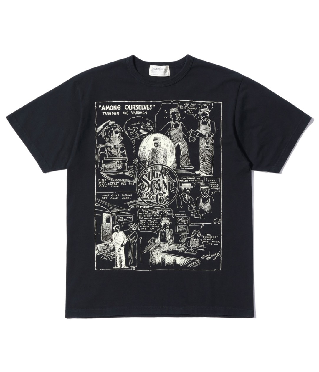 Lot No. SC79349 / 1920's CARTOON T-SHIRT “AMONG OURSELVES” - SUGAR