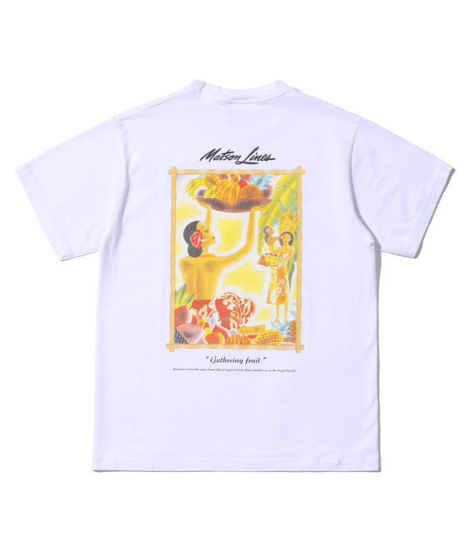 Lot No. SS79351 / SUNSURF PRINT T-SHIRTS ��GATHERING FRUIT��