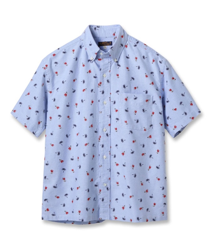 Lot No. SS39282 / COTTON OXFORD B.D. SHIRT ��HULA DANCER��