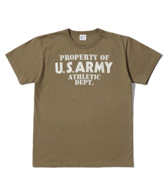 Lot No. BR79348 / BUZZ RICKSON'S T-SHIRT "U.S. ARMY ATHLETIC DEPT."