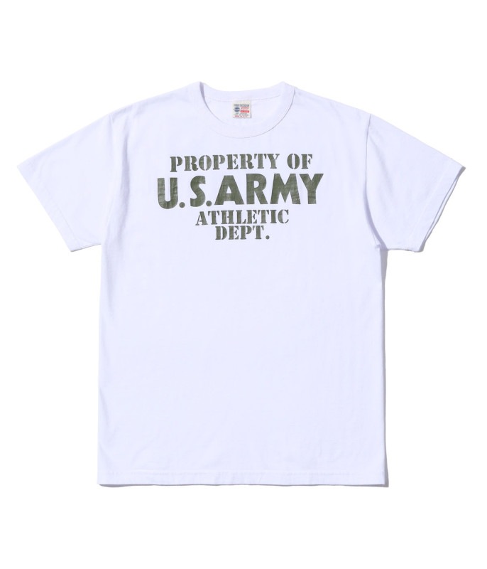 Lot No. BR79348 / BUZZ RICKSON'S T-SHIRT "U.S. ARMY ATHLETIC DEPT."