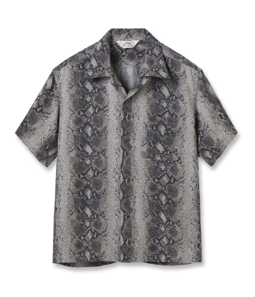 Lot No. SH39314 / HIGH DENSITY RAYON OPEN SHIRT ��SNAKE��