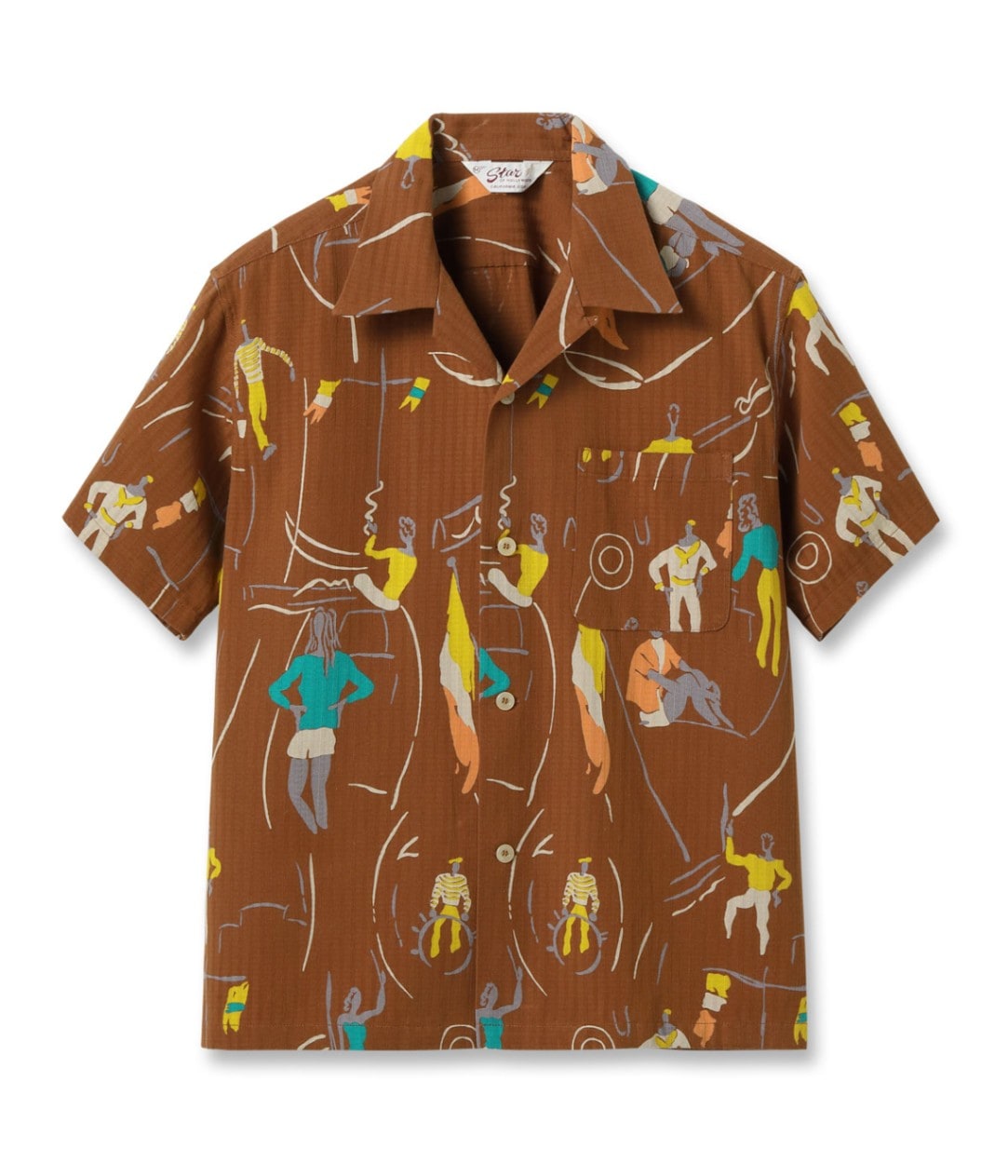 Lot No. SH39319 / DOBBY COTTON OPEN SHIRT SEA CRUISE