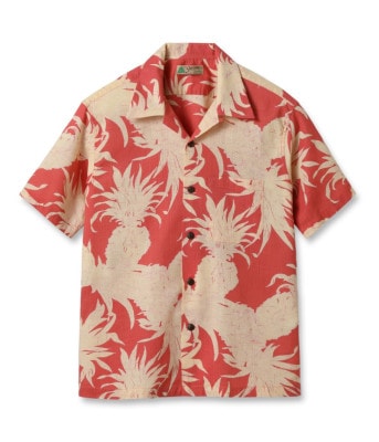 Lot No. SS39285 / COTTON �� LINEN OPEN SHIRT ��ISLAND PINEAPPLE��