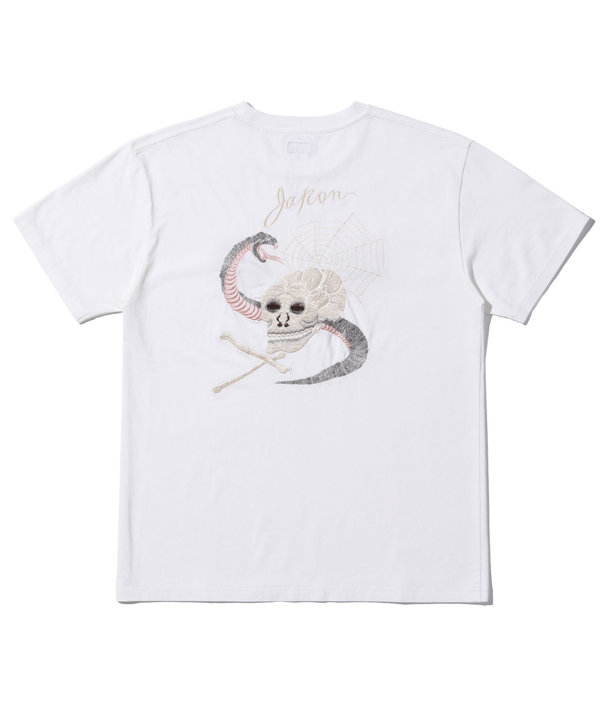 2024ǯ430 / Lot No. TT79393 / SUKA POCKET T-SHIRT EMBROIDERED SKULL & SNAKE