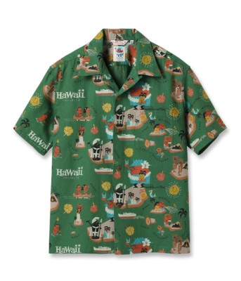 Lot No. SS39333 / COTTON �� LINEN HOPSACK OPEN SHIRT �ȥϥ磻�عԤ������� by ������ʿ with MOOKIE