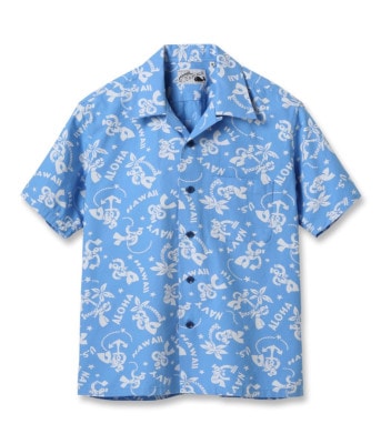 Lot No. SS39280 / COTTON RIPSTOP OPEN SHIRT SAILOR MOKU STARS