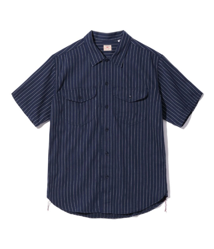 Lot No. SC38699 / COKE STRIPE WORK SHIRT (SHORT SLEEVE)