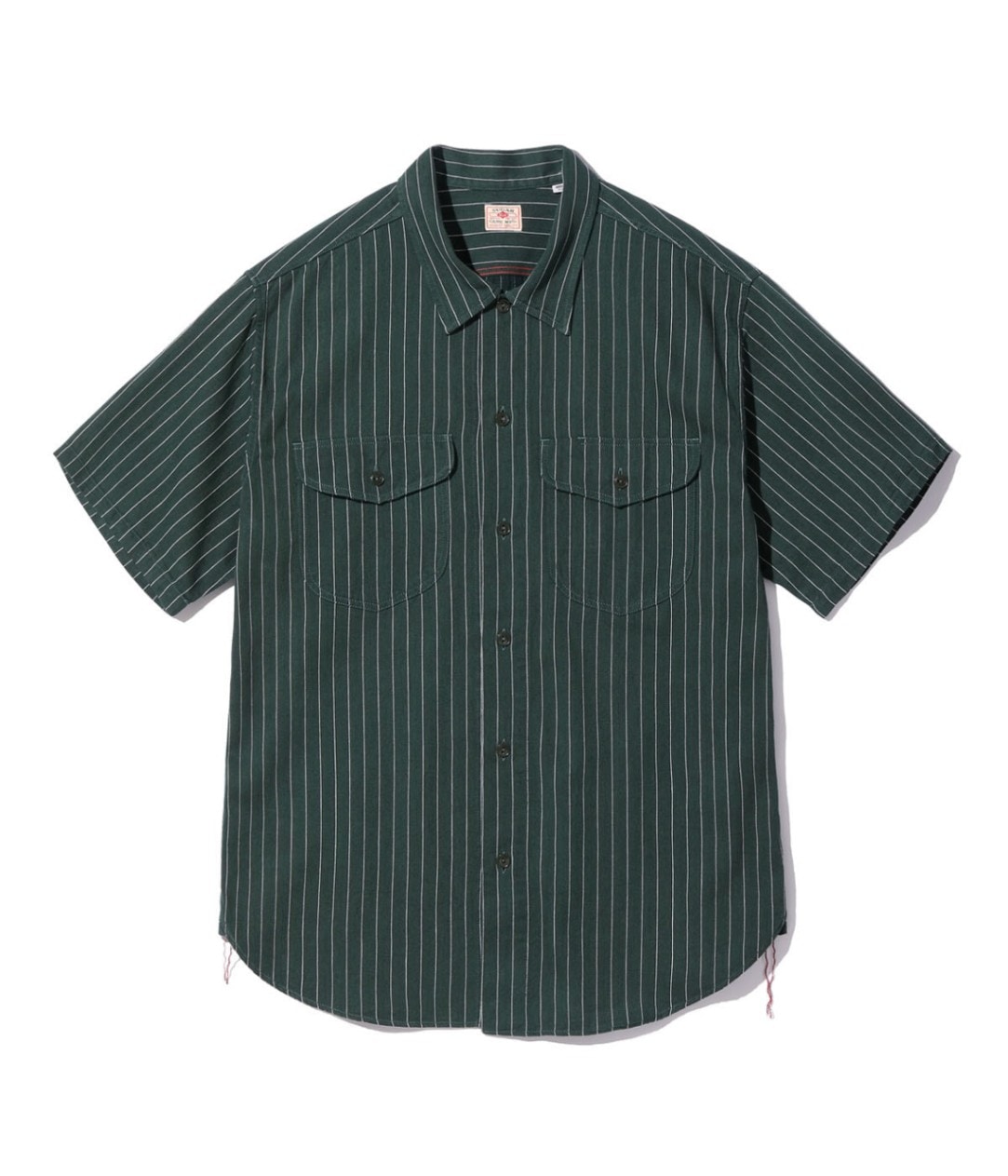 Lot No. SC38699 / COKE STRIPE WORK SHIRT (SHORT SLEEVE)