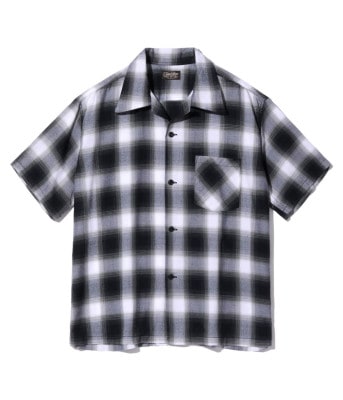 2024ǯ514 / Lot No. SC39297 / RAYON OMBRE CHECK OPEN SHIRT