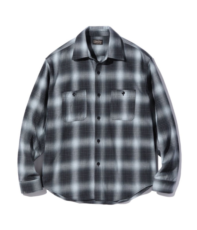 Lot No. SC29294 / INDIGO OMBRE CHECK WORK SHIRT