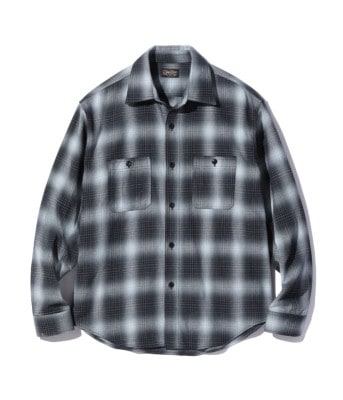 Lot No. SC29294 / INDIGO OMBRE CHECK WORK SHIRT