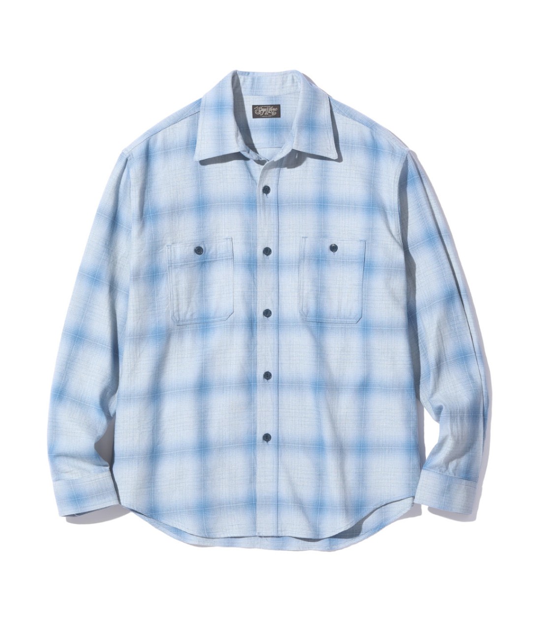 Lot No. SC29294 / INDIGO OMBRE CHECK WORK SHIRT