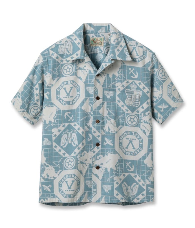 Lot No. SS39281 / COTTON CANVAS OPEN SHIRT ��PEARL HARBOR HAWAII��