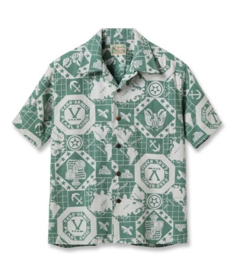 Lot No. SS39281 / COTTON CANVAS OPEN SHIRT PEARL HARBOR HAWAII