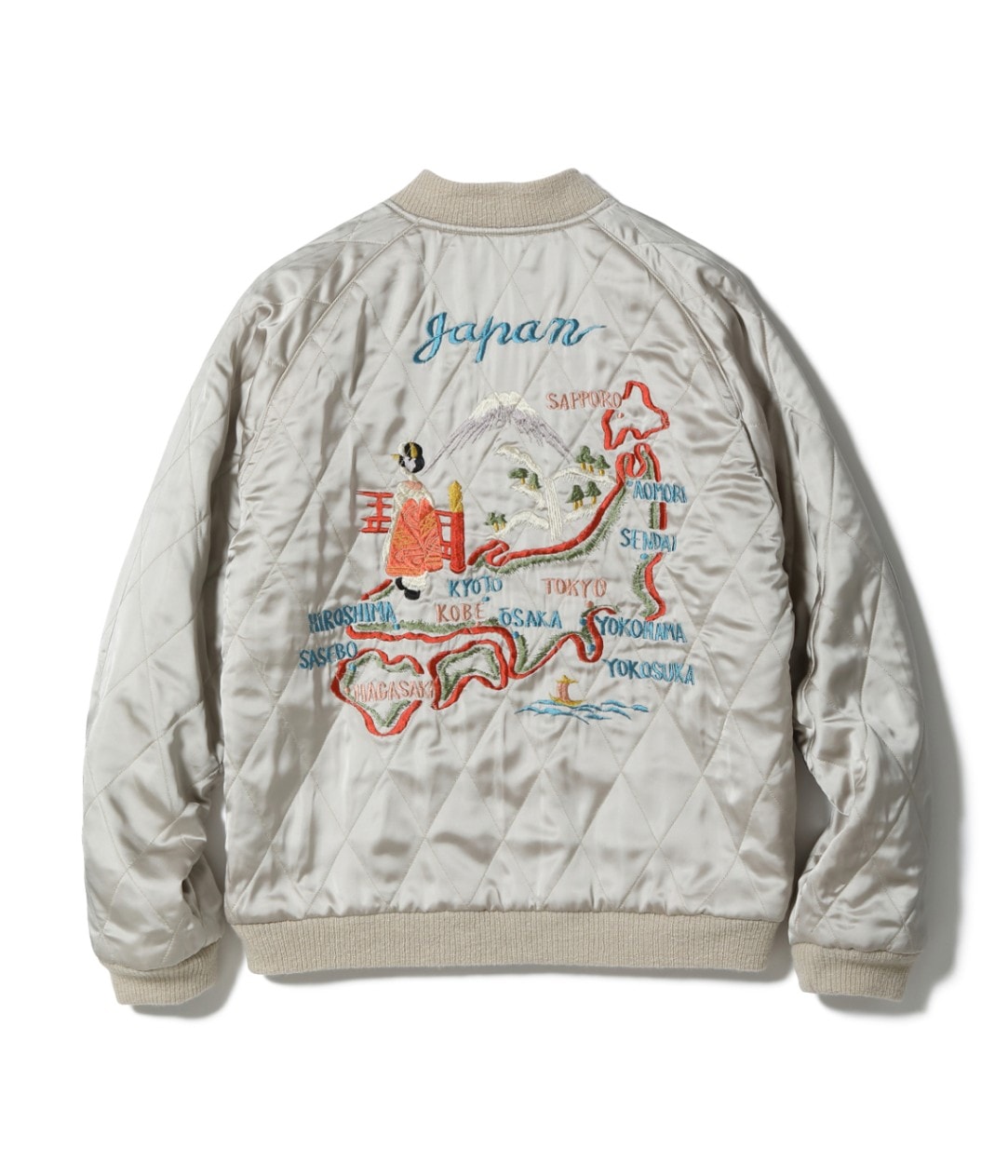 Lot No. BR15536 / SOUVENIR JACKET BUZZ RICKSONS  KOSHO & CO. SPECIAL EDITION 334th FTR. BOMB. SQ. CHITOSE JAPAN (Reversible Side)