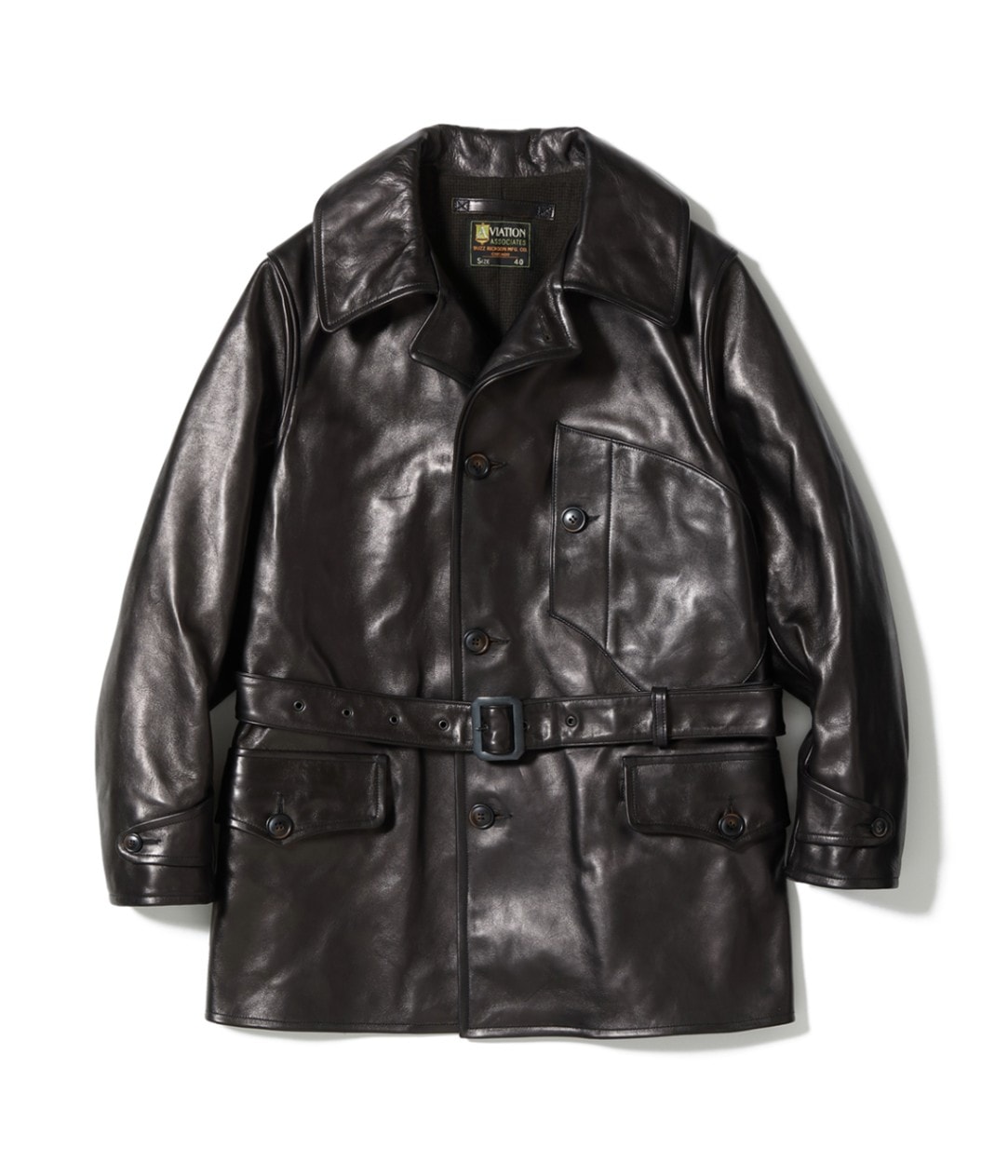 Lot No. BR80651 / AVIATION ASSOCIATES HORSE HIDE AVIATOR COAT