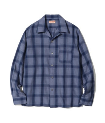 Lot No. SC29377 / RAYON COVERT CHECK OPEN SHIRT