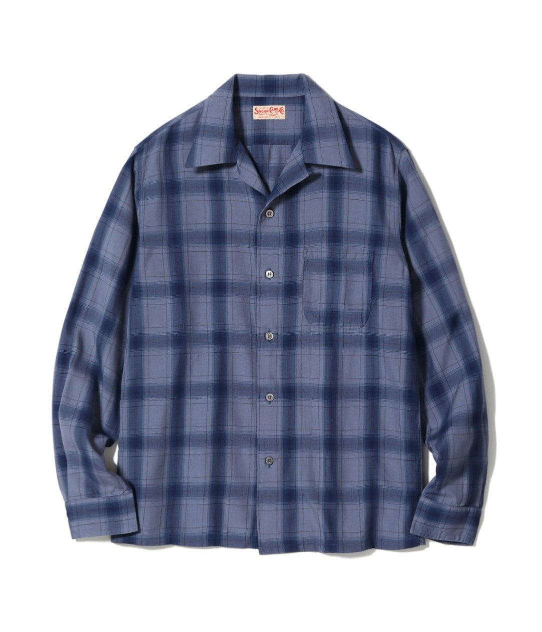 Lot No. SC29377 / RAYON COVERT CHECK OPEN SHIRT