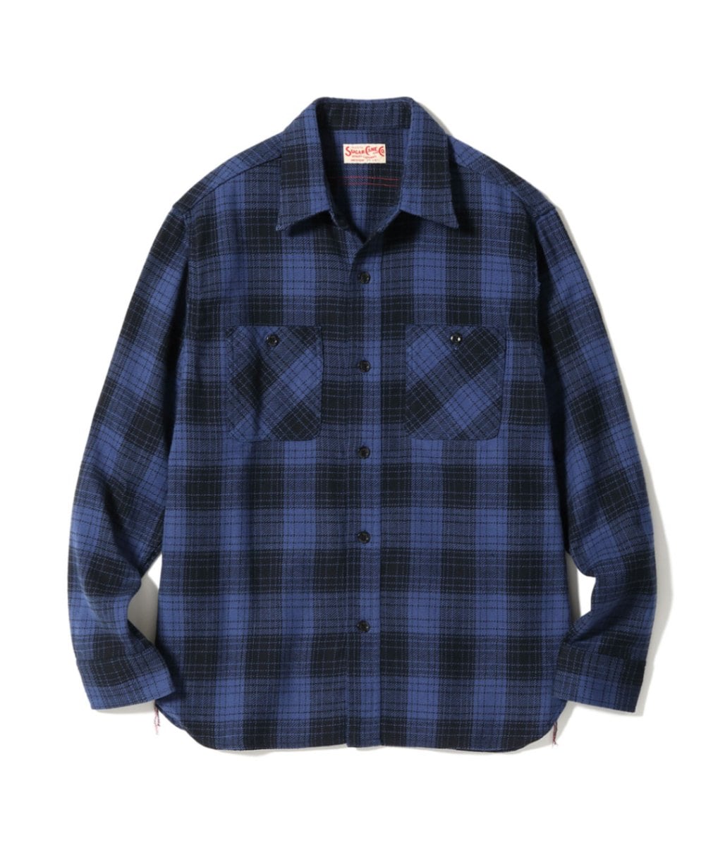 Lot No. SC29358 / TWILL CHECK WORK SHIRT