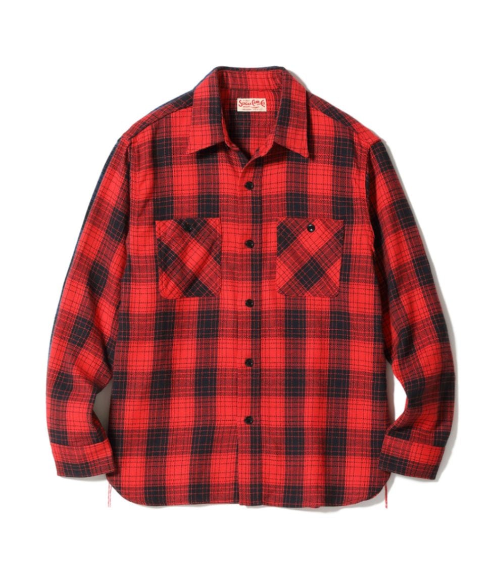 Lot No. SC29358 / TWILL CHECK WORK SHIRT