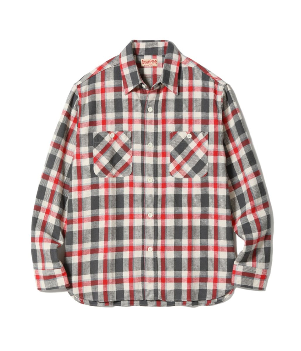 Lot No. SC29361 / TWILL CHECK WORK SHIRT
