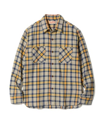 Lot No. SC29362 / TWILL CHECK WORK SHIRT