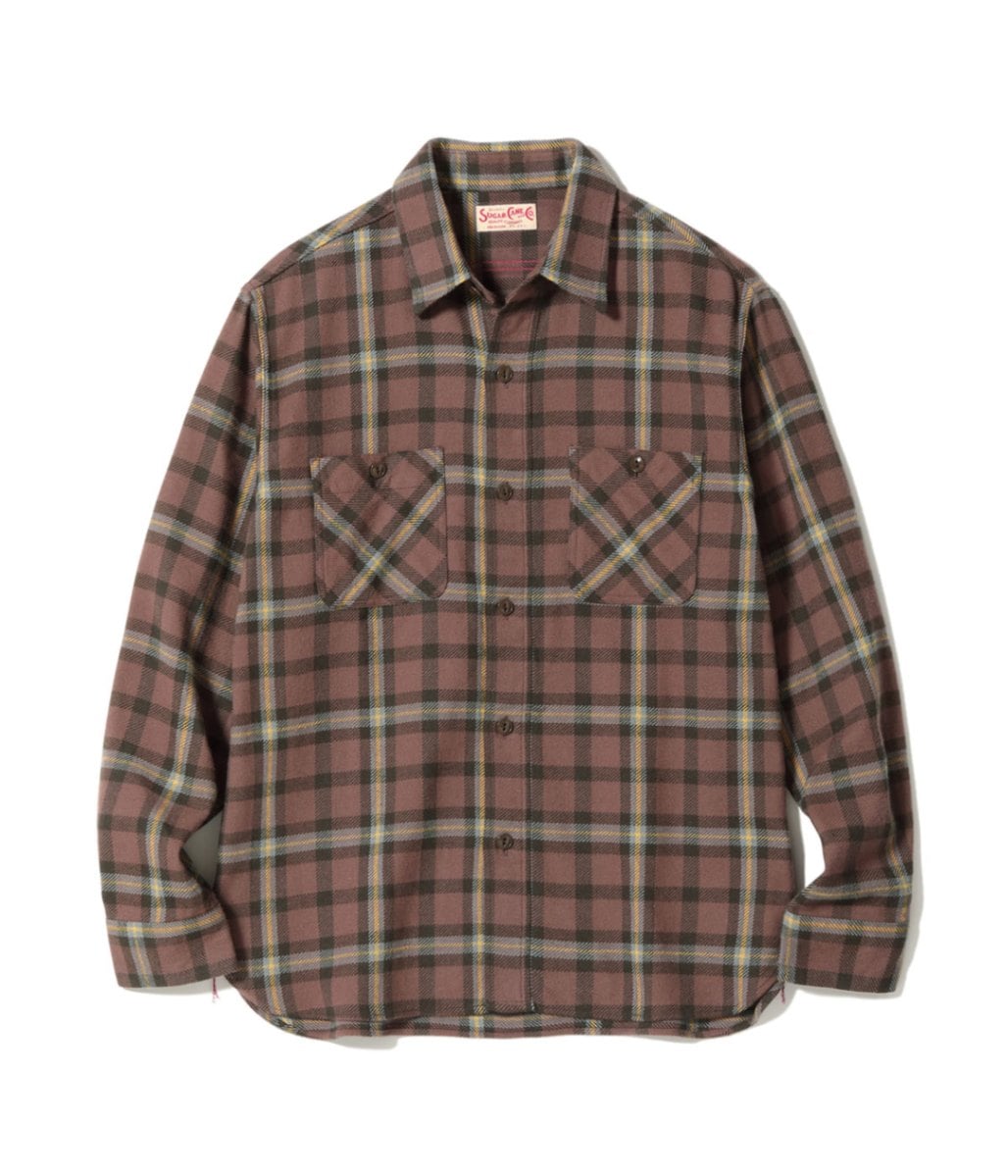 Lot No. SC29362 / TWILL CHECK WORK SHIRT