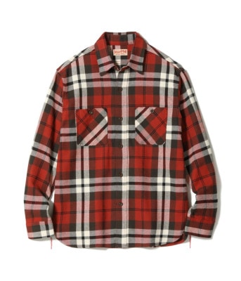 Lot No. SC29364 / TWILL CHECK WORK SHIRT