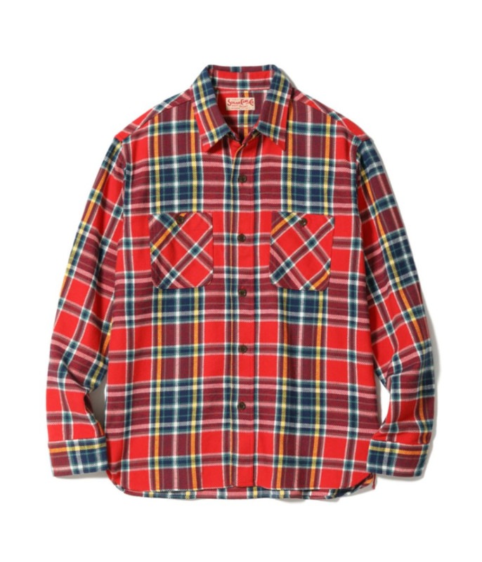 Lot No. SC29363 / TWILL CHECK WORK SHIRT