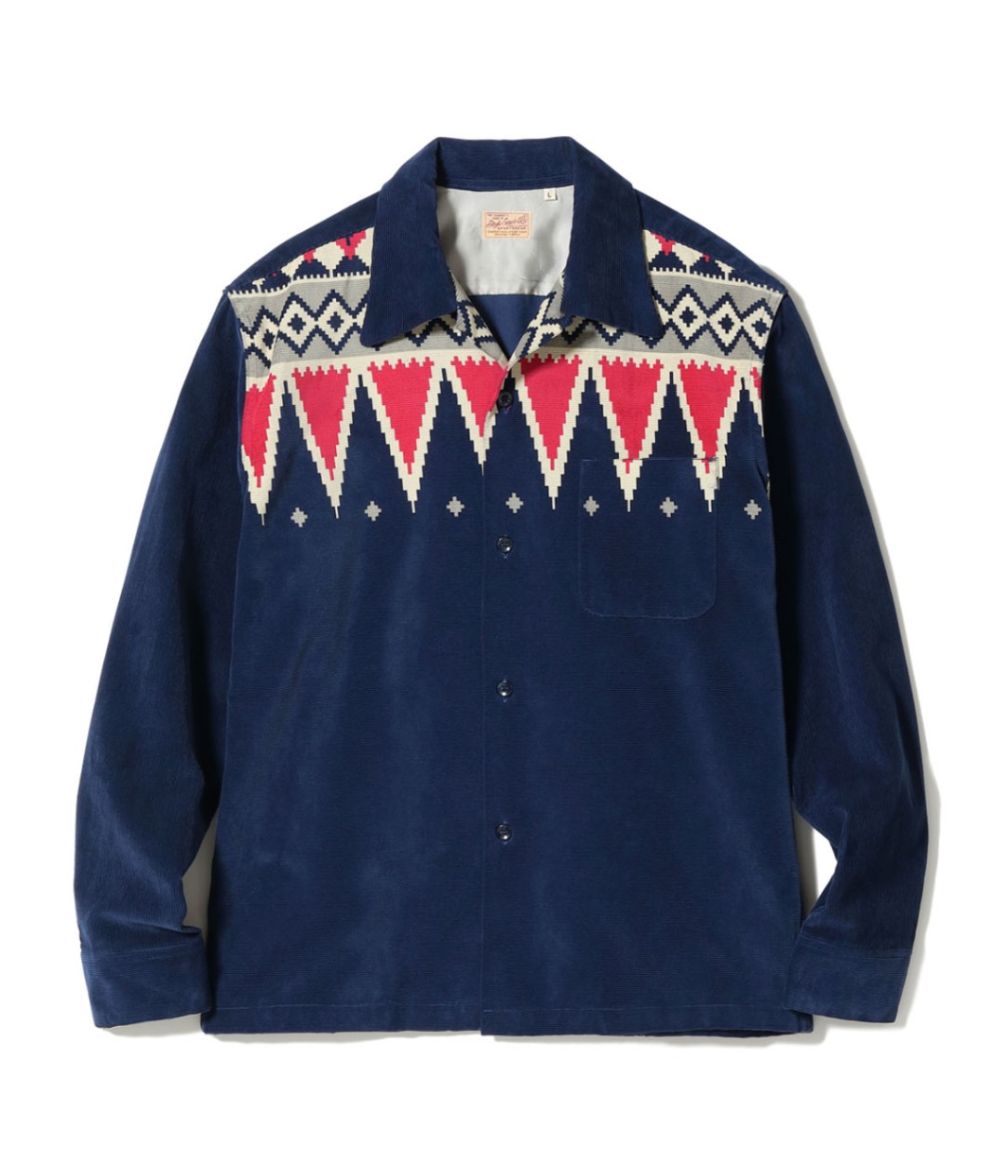 Lot No. SE29384 / Mid 1950s Style Corduroy Sports Shirt ��GUATEMALA��